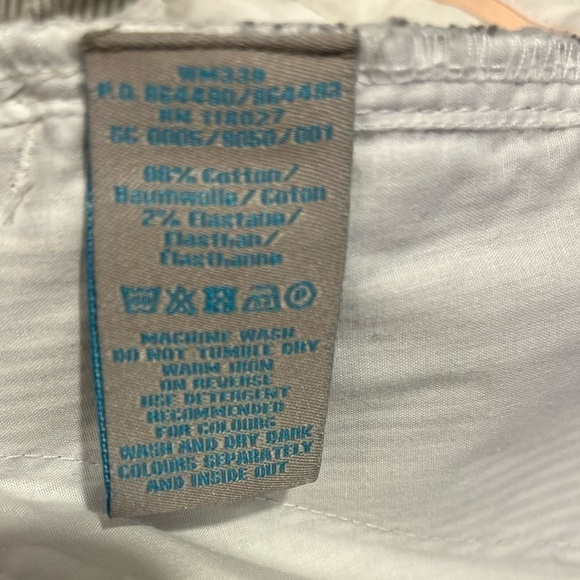 Boden Chino Blue/White Pin Stripe Pants S. 6R - Picture 3 of 6